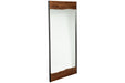 Panchali Brown/Black Floor Mirror - Gate FurnitureMirror