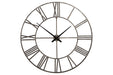 Paquita Antique Silver Wall Clock - Gate FurnitureOther Products