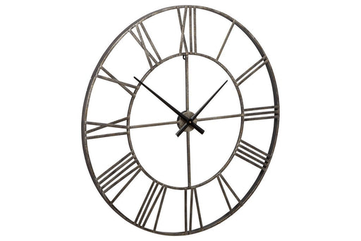 Paquita Antique Silver Wall Clock - Gate FurnitureOther Products