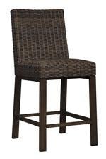 Paradise Trail Medium Brown Bar Stool (Set of 2) - Gate FurnitureOutdoor Bar Stool