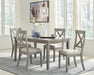 Parellen Gray Dining Room Set - Gate FurnitureDining Room Set