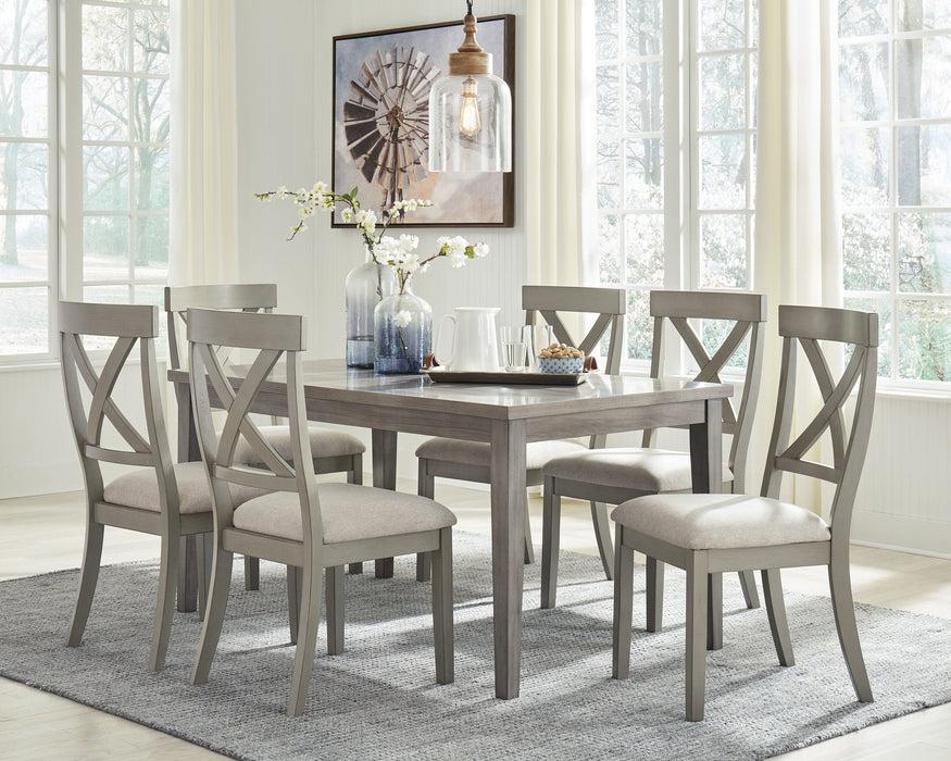 Parellen Gray Dining Room Set - Gate FurnitureDining Room Set