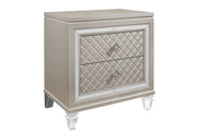 Paris Champagne Nightstand - Lara FurnitureNightstand