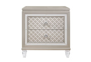 Paris Champagne Nightstand - Lara FurnitureNightstand