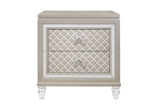 Paris Champagne Nightstand - Lara FurnitureNightstand