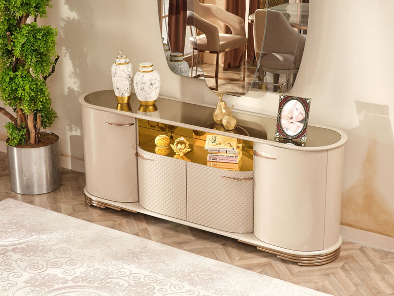 Paris Consol With Mirror - 115-PAR-CON+M