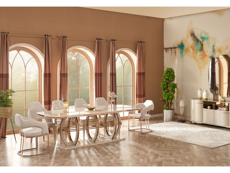 Paris Dining Table - Table 130" - 115-PAR-DT-12