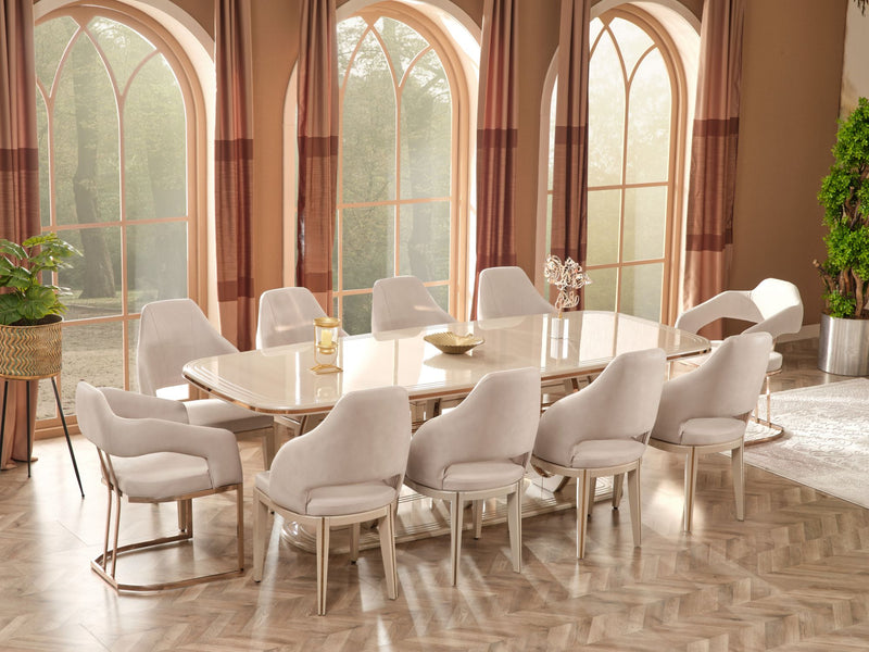 Paris Dining Table - Table 78" - 115-PAR-DT-6