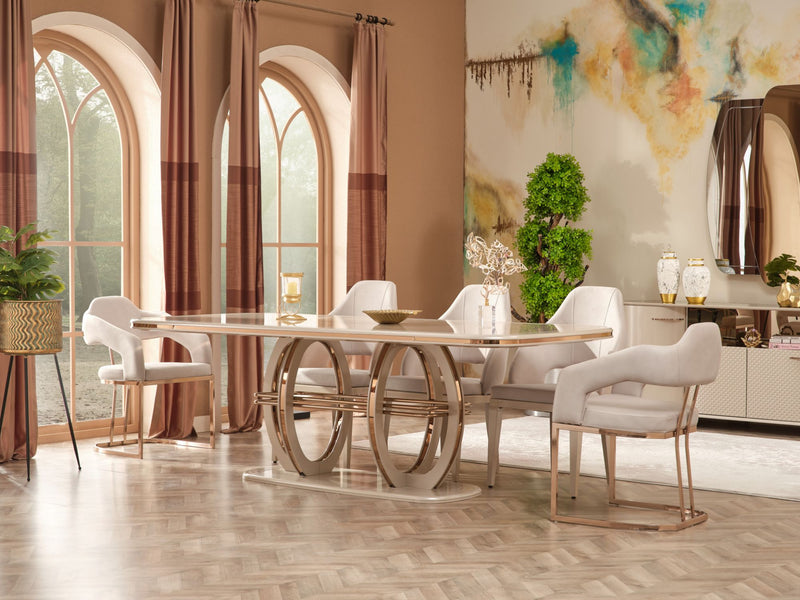 Paris Dining Table - Table 78" - 115-PAR-DT-6
