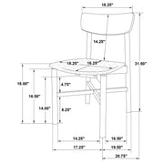 Parkridge 7-piece 59-inch Wood Dining Set White Washed - 108551-S7