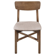 Parkridge Dining Side Chair Natural Walnut (Set of 2) - 108562