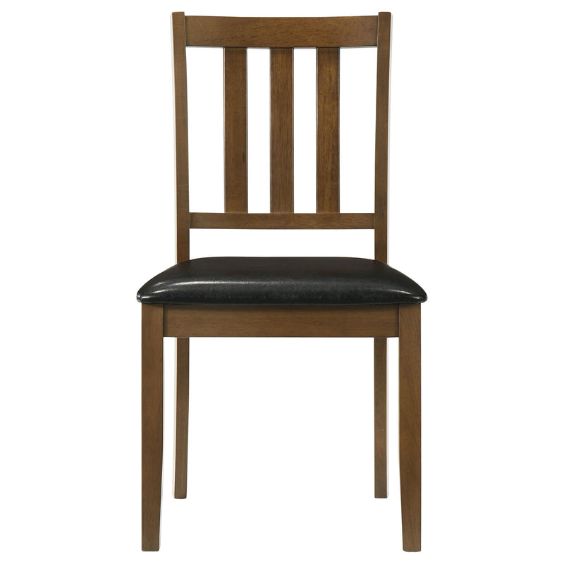 Parkwood 5-piece Square Dining Table Set Honey Brown - 150400