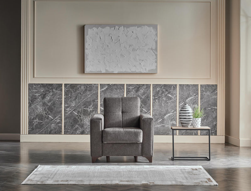 Parma Armchair ((Niva Brown) - 20PMA1E00300004