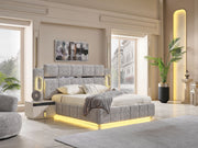 Parma Bedroom (Queen Frame With Headboard & Dresser With Mirror & 2 Nightstand) - 120-PARM-SET