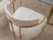 Parma Dining Chair (6 PCS) in Cream - 200-GAB-PAR-DC-6