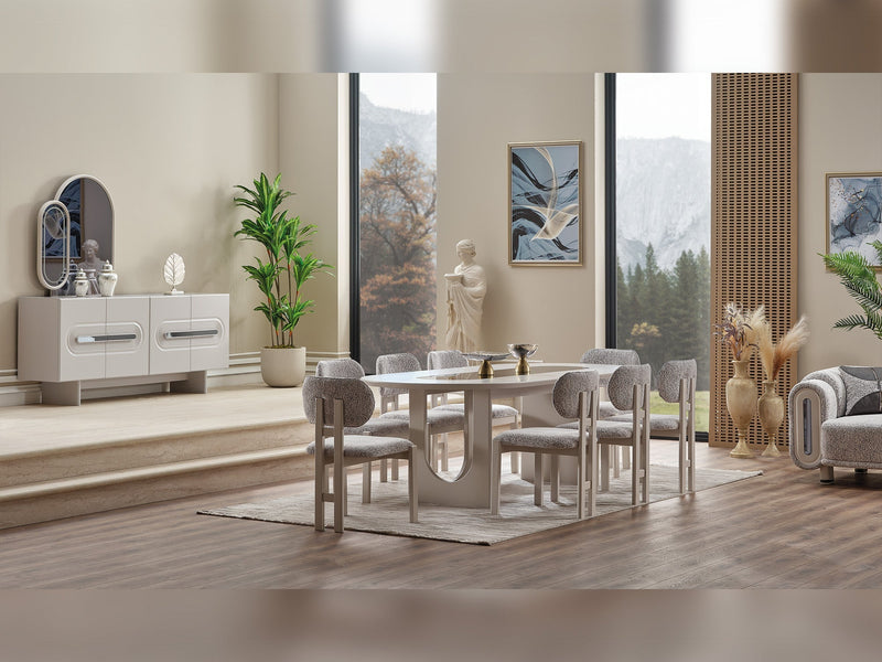Parma Dining Table - Table 110" - 115-PARM-DT-10