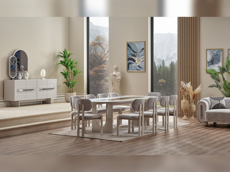 Parma Dining Table - Table 130" - 115-PARM-DT-12