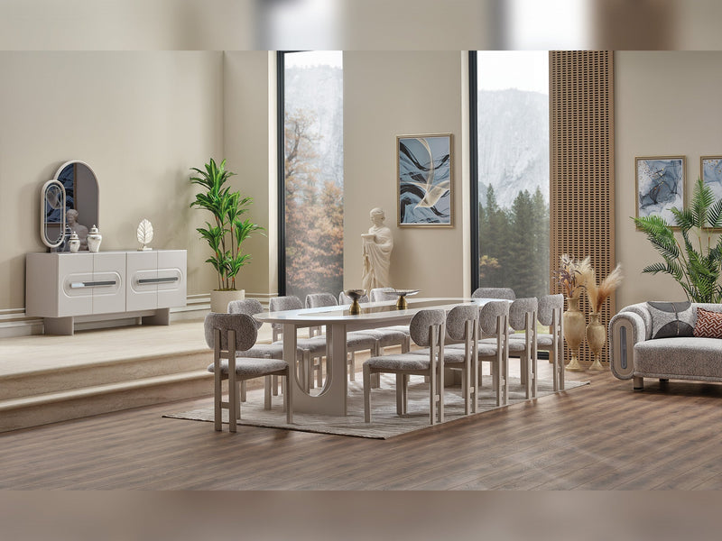 Parma Dining Table - Table 78" - 115-PARM-DT-6