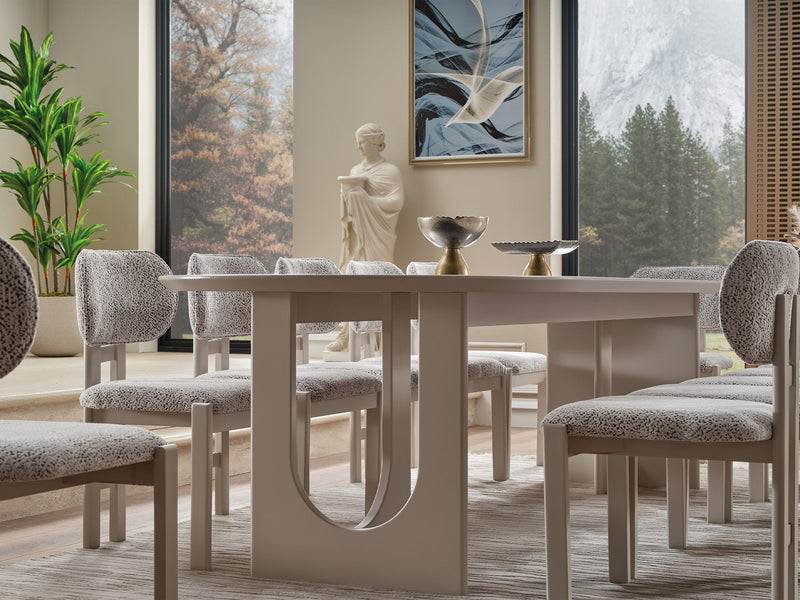 Parma Diningroom (Consol With Mirror & Dining Table & 6 Dining Chair) - 115-PARM-DT-6-SET