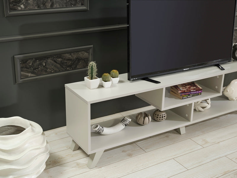 Parma Tv Stand in White - 721-PAR-TV-WHITE