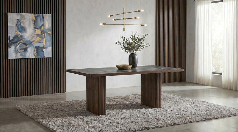 Parry 80-inch Smart Top Paladina Dining Table Dark Walnut - 193961