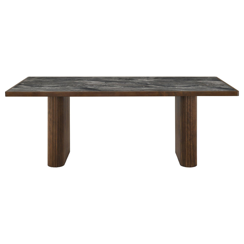 Parry 80-inch Smart Top Paladina Dining Table Dark Walnut - 193961