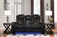 Party Time Power Reclining Loveseat with Console - Gate FurniturePower Reclining Loveseat