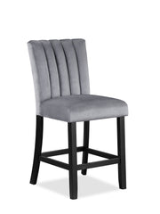Pascal Black/Gray Square Counter Height Dining Set - Lara FurnitureCounter Height Set