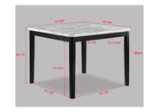 Pascal Black/Gray Square Counter Height Dining Set - Lara FurnitureCounter Height Set