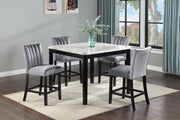 Pascal Black/Gray Square Counter Height Dining Set - Lara FurnitureCounter Height Set