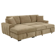 Pastrana Upholstered Sleeper Sectional Sofa LAF Chaise Camel - 500358