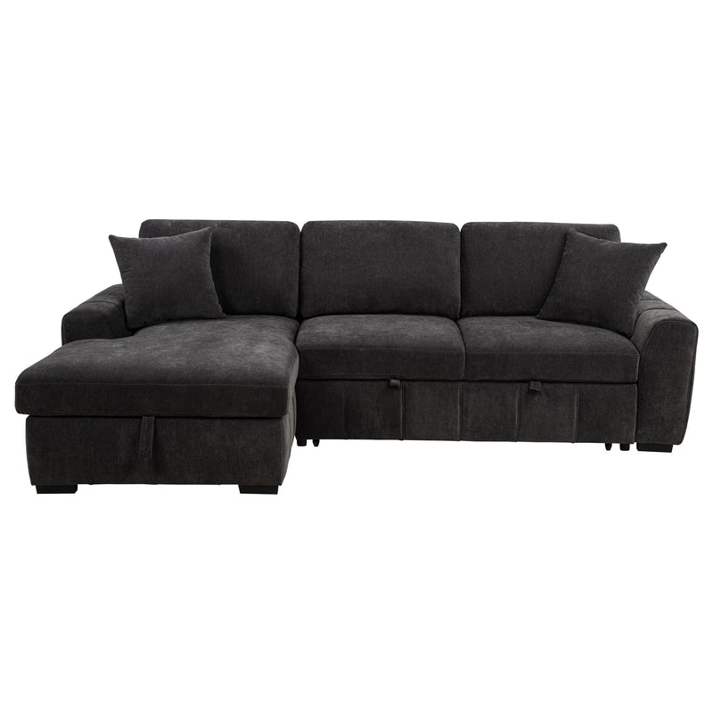 Pastrana Upholstered Sleeper Sectional Sofa LAF Chaise Grey - 500349