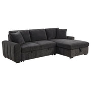 Pastrana Upholstered Sleeper Sectional Sofa RAF Chaise Grey - 500359