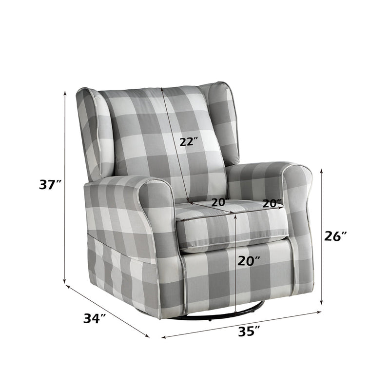 Patli Swivel Chair W/Glider - LV00922