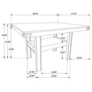 Patterson 5-piece Counter Height Dining Set Mango Oak  - 108888-S5