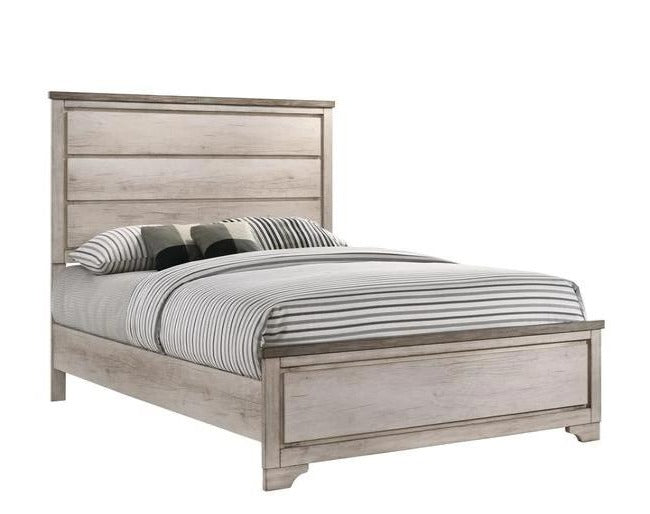 Patterson Driftwood Full Panel Bed - Lara FurnitureFull Bed