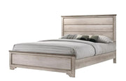Patterson Driftwood Gray King Panel Bed - Lara Furniture