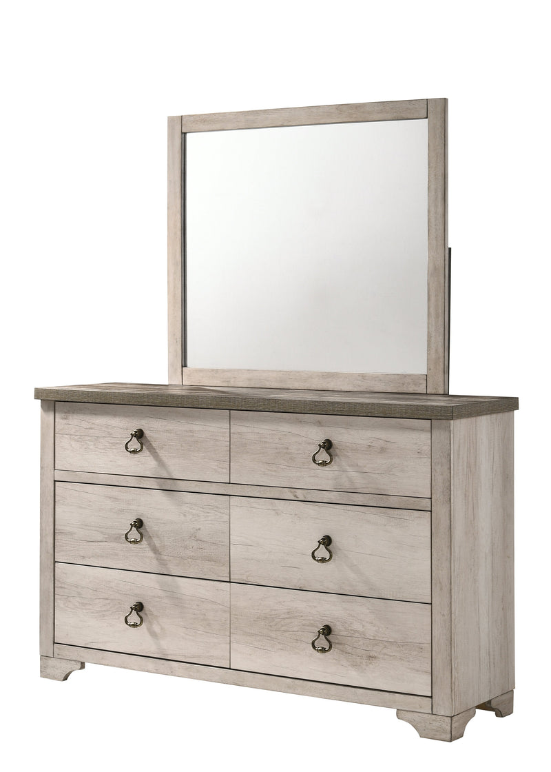 Patterson Driftwood Gray Panel Bedroom Set - Lara FurnitureBedroom Set