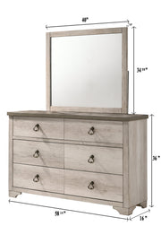 Patterson Driftwood Gray Panel Bedroom Set - Lara FurnitureBedroom Set