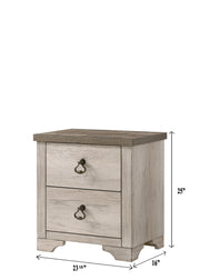 Patterson Driftwood Panel Bedroom Set - Lara FurnitureBedroom Set