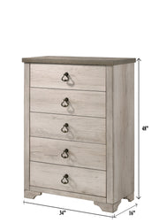 Patterson Driftwood Panel Bedroom Set - Lara FurnitureBedroom Set