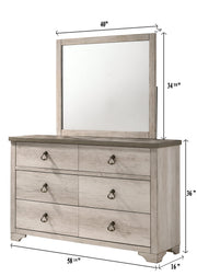 Patterson Driftwood Panel Bedroom Set - Lara FurnitureBedroom Set