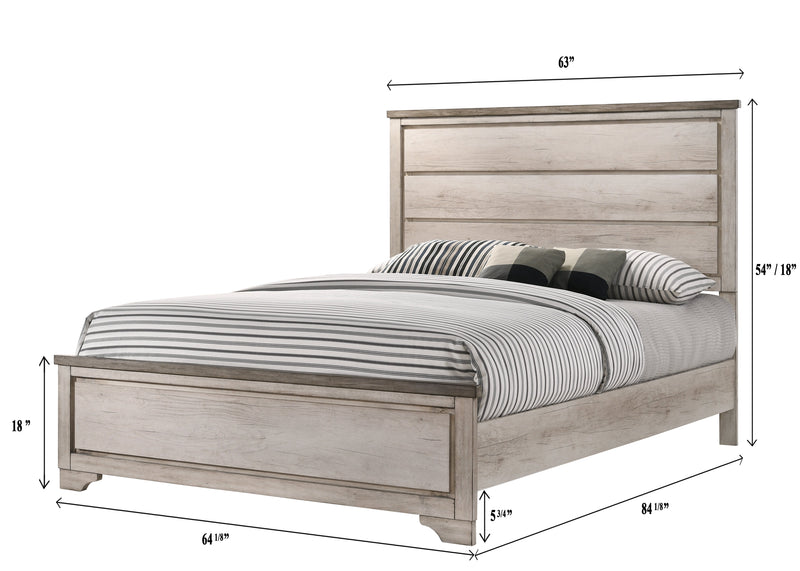 Patterson Driftwood Panel Youth Bedroom Set - Lara FurnitureYouth Bedroom Set