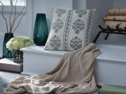 Paulmour Ivory/Green/Brown Pillow (Set of 4) - A1001105
