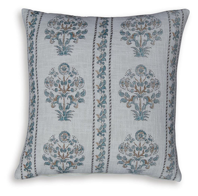 Paulmour Ivory/Green/Brown Pillow (Set of 4) - A1001105