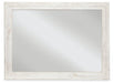 Paxberry Whitewash Bedroom Mirror - Gate FurnitureMirror