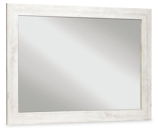 Paxberry Whitewash Bedroom Mirror - Gate FurnitureMirror