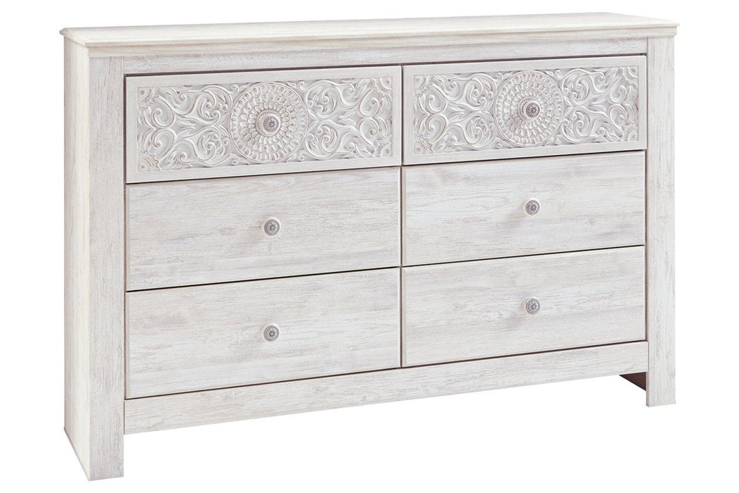 Paxberry Whitewash Dresser - Gate FurnitureDresser