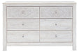 Paxberry Whitewash Dresser - Gate FurnitureDresser