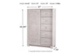 Paxberry Whitewash Dressing Chest - Gate FurnitureChest